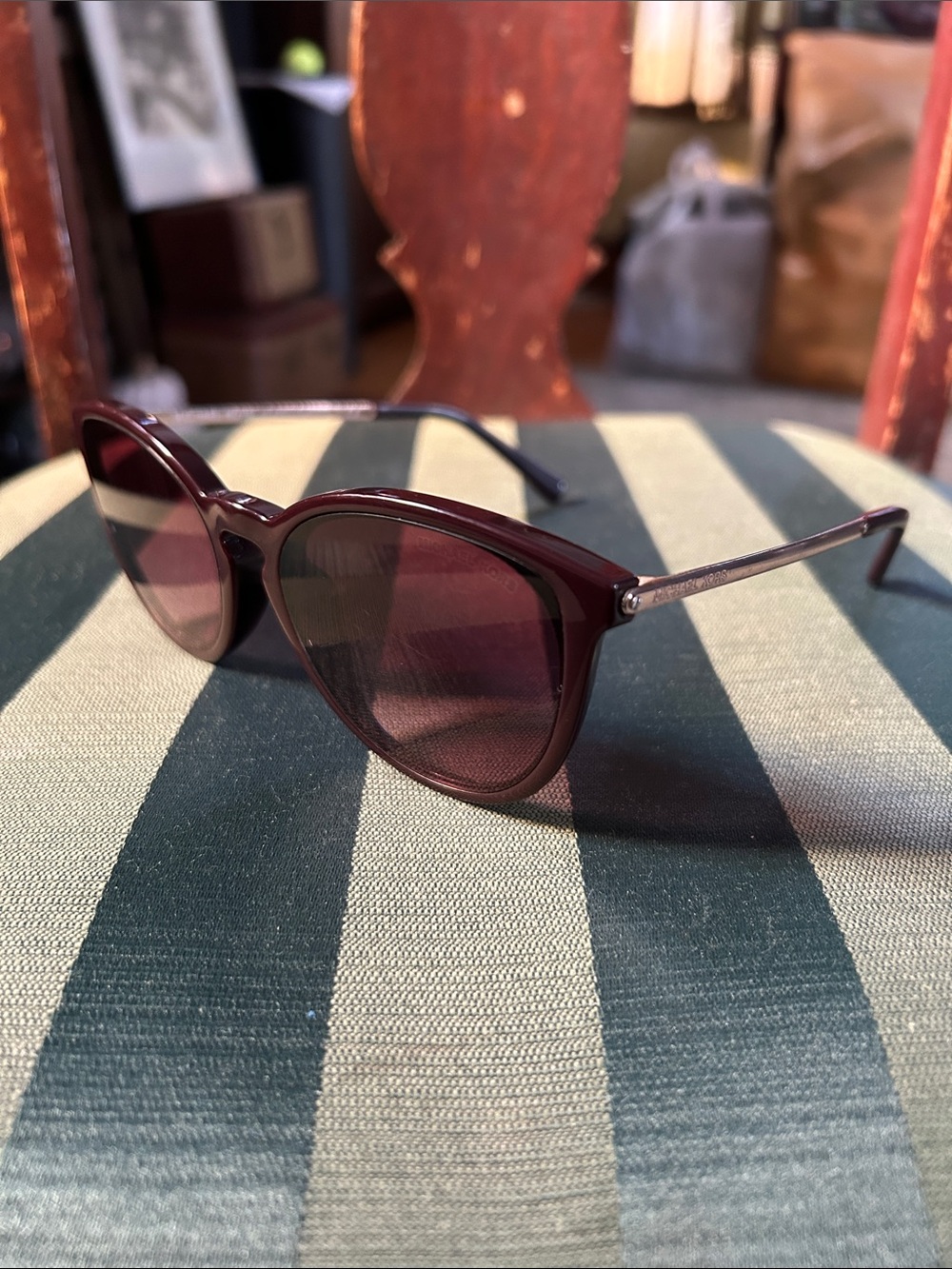 Michael Kors Chamonix MK 2080U Sunglasses in Brown with Gold Arms